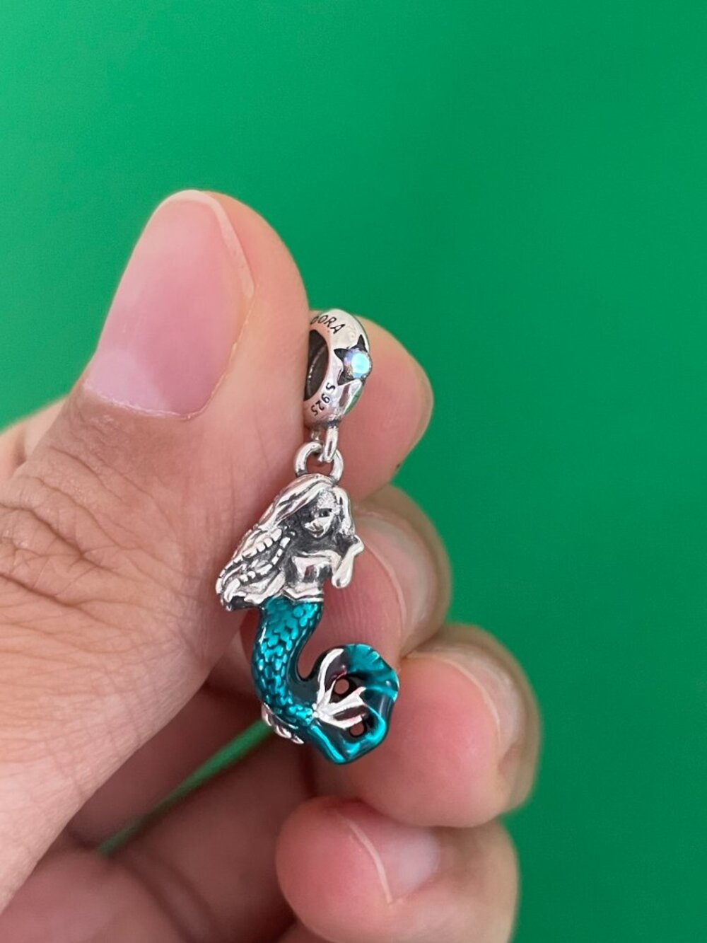 Authentic Pandora Disney The Little Mermaid Ariel Dangle Charm